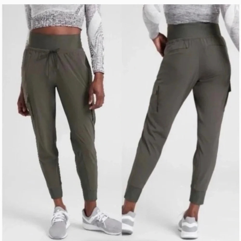 Athleta Olive Green Jogger Pants